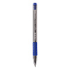 Ручка шариковая 1,0 мм "deVENTE" чернила на масляной основе, прозрач. корпус с держателем, синяя