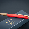 Ручка шариковая "Parker IM Premium Red GT", линия письма – средняя, цвет чернил – синий