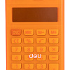 Калькулятор карманный 8-разр. Deli оранжевый 