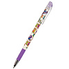 Ручка со стираемыми чернилами "DeleteWrite Happy. Яркие совы" 0.5 мм, СИНЯЯ