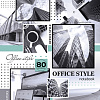 Бизнес-блокнот А4 80 л. кл. "Office Style" 210х290мм 5-цв. блок тв.переплет мат.ламин.