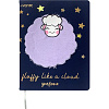 Дневник 1-11 кл. "deVENTE. Fluffy Sheep" тв. обложка из искусственной кожи, аппликация из меха и иск