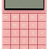 Калькулятор 12 разр., Deli Nusign розовый 