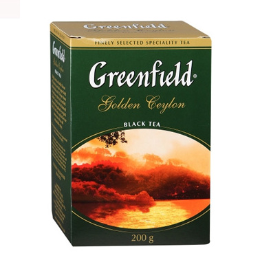 Чай Гринфилд Golden Ceylon черный, крупнолистовой