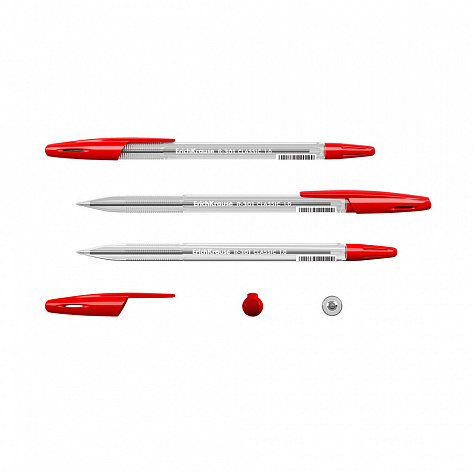 Ручка шариковая ErichKrause® R-301 CLASSIC 1.0 Stick красная (22031)