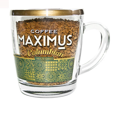 Кофе раст. Maximus 70г,  стеклянная кружка