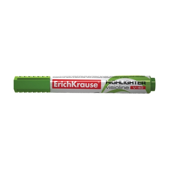 Маркер-текстовыделитель ErichKrause® Visioline V-40 зеленый (0,6-5,2 мм)