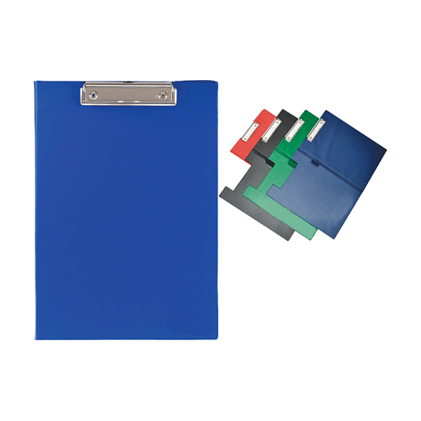 Папка-планшет с зажимом "deVENTE" А4, синяя, толщ. 2 мм, покрытие ПВХ
