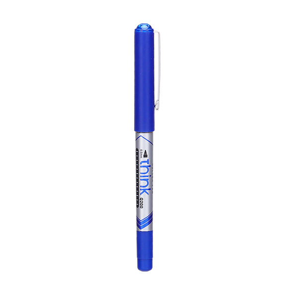 Ручка-роллер Deli Think 0.5мм стреловидный пиш. наконечник синие чернила