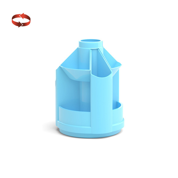 Подставка настольная вращающаяся пластиковая ErichKrause® Mini Desk, Pastel, голубой