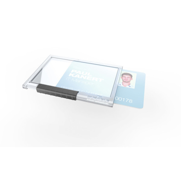 Держатель для магнитной карты PUSHBOX MONO, прозрачный, 54 x 85 мм. Цена за 1 шт.