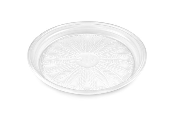 Тарелка одноразовая d=205 мм плоская, прозрачная