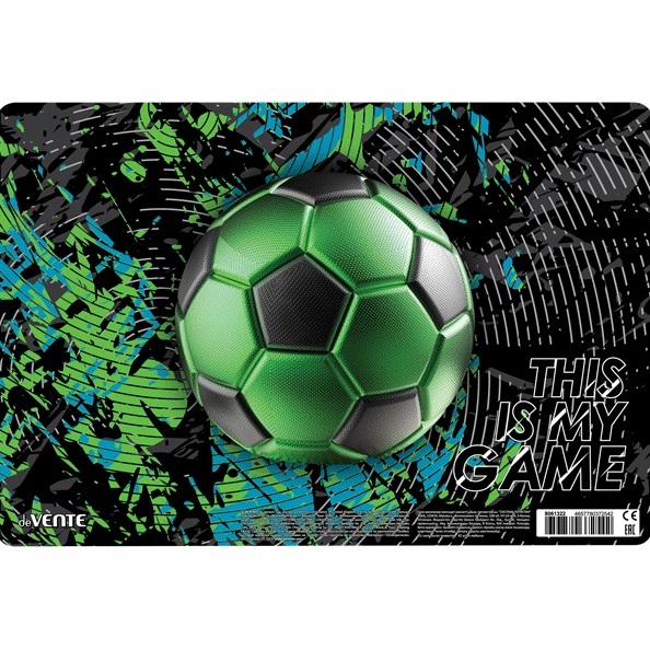 Покрытие настольное для лепки "deVENTE. Football" 33x23 см, пластиковое 600 мкм, с цветным рисунком