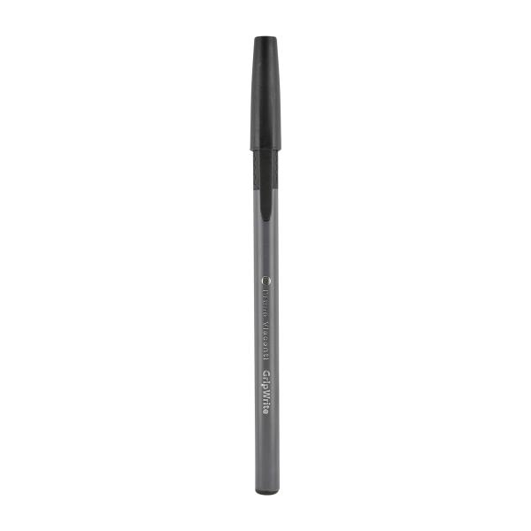 Ручка шариковая 0,7 мм "GripWrite Grey" ЧЕРНАЯ