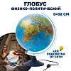 Глобус Физико-политический с подсветкой 320 мм. КлассикЕвро