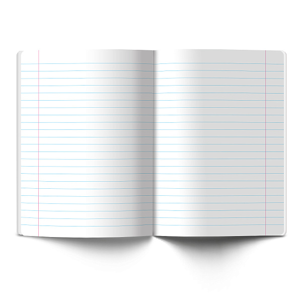 Тетрадь 48 л. лин. "Вихрь скорости" твин лак, A5 на скобе 65 г/кв.м , белизна 100 % 01536 "Светоч"