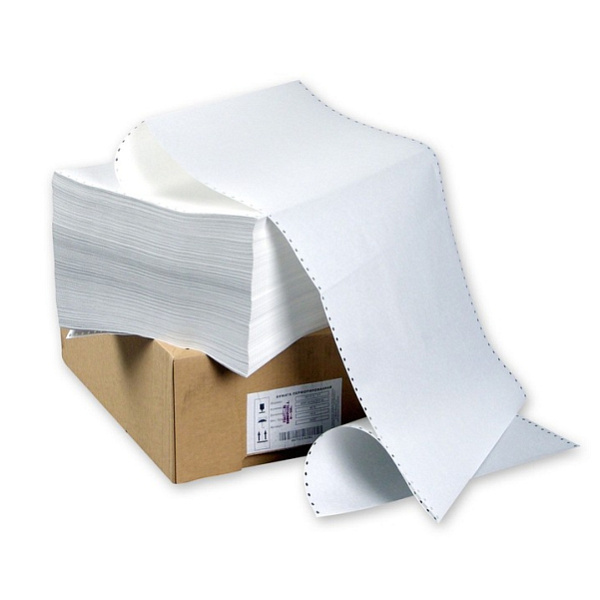 Бумага для принтера ЛПУ - 240 с перфорацией, 1500л.