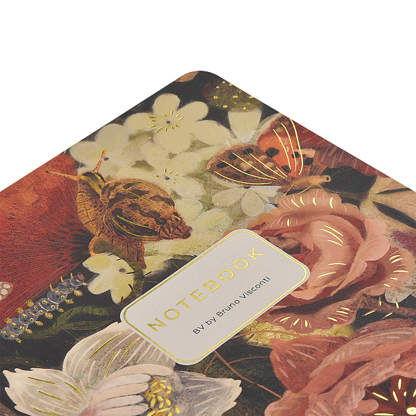 Тетрадь BV А5 40 л. лин. Bruno Visconti "FLORA.Lush Bouquet "FLORA.