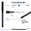 Ручка со стираемыми чернилами "DeleteWrite Art. Blueprint.Автомобиль" 0.5 ММ, СИНЯЯ (черный корпус)