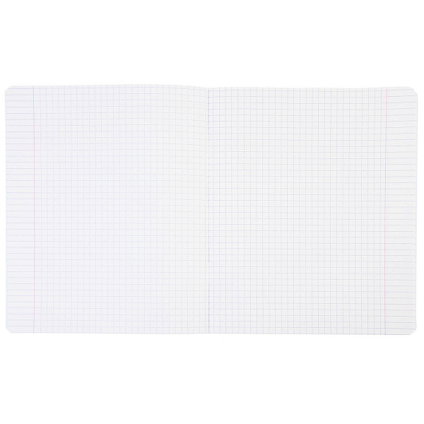 Тетрадь 12 листов в клетку, пластиковая обложка "Голубая" А5, 60-65г/кв.м