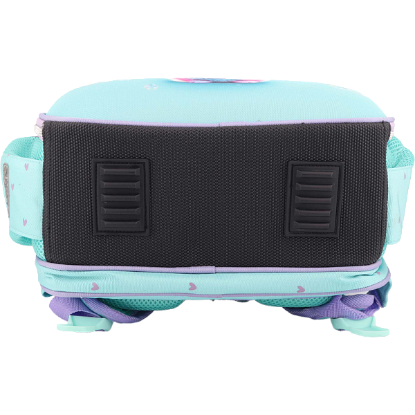 Рюкзак "deVENTE. Junior. Little Rabbit" школьный жесткий 35x27x13 см (14 л) вес 800 г, плотный износостойкий полиэстер с водоотталкивающей пропиткой, 2 просторных отделения на молнии (одно отделение с разделителями для учебников и органайзером, друго