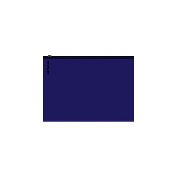 Папка на молнии А5+ Zip-пакет ErichKrause Soft Reef, непрозрачный, ассорти, пластиковый (в пакете по 12 шт.)