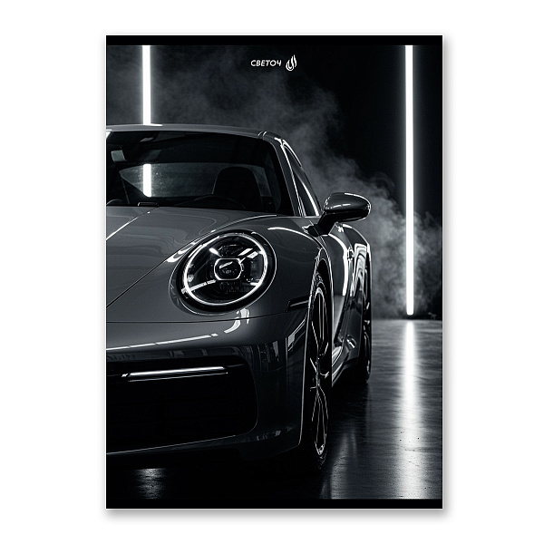 Тетрадь A4 48 л. кл. "Магия чёрного" на скобе 65 г/кв.м , белизна 100 % 01756 "Светоч"