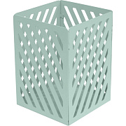 Подставка для пишущих принадлежностей "deVENTE. Pastel" 7,2x7,2x10 см, квадратная, метал., пастельно-мятная, в картонной коробке