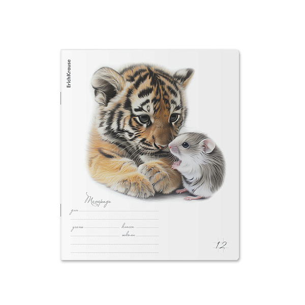 Тетрадь 12 л. кл. "Little Cuties" ErichKrause (в плёнке по 10 шт.)_MIX-PACK