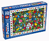 IQ Пазл с развивающей  игрой 96 эл. Домик в цветах 6+