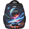 Рюкзак "deVENTE. Junior. Turbo Galaxy" школьный жесткий 35x27x13 см (14 л) вес 800 г, плотный износостойкий полиэстер с водоотталкивающей пропиткой, 2 отделения (одно отделение на молнии с разделителями для учебников и органайзером, другое отделение 