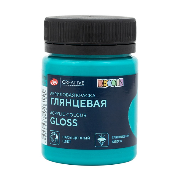 Акрил 50 мл глянц. Декола Аквамарин