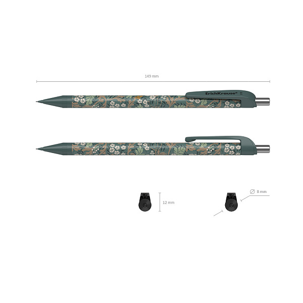 Карандаш автомат. 0,5 мм ErichKrause Natural Life НВ (в тубусе )