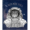 Тетрадь 48 л. кл. "I need more space" скрепка