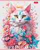 Тетрадь 48 л. кл. "Spring cat" 65г/кв.м 5 диз.в блоке скругл.углы