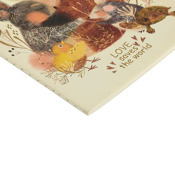 Тетрадь BV А5 40 л. кл. "ЛЮБОВЬ, КАК ОНА ЕСТЬ" А5, Bruno Visconti 