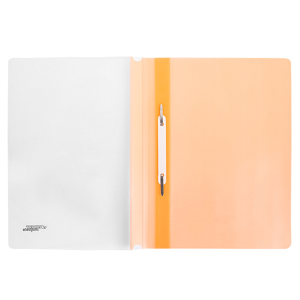 Скоросшиватель A4 140/180 мкм волокно оранжевый "Expert Complete" Trend NEON 216312