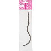 Реснички декоративные "deVENTE" из синтетических волокон шириной 5 мм, длина тесьмы 20 см, черные, в пластиковом пакете с блистерным подвесом