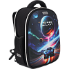 Рюкзак "deVENTE. Junior. Turbo Galaxy" школьный жесткий 35x27x13 см (14 л) вес 800 г, плотный износостойкий полиэстер с водоотталкивающей пропиткой, 2 отделения (одно отделение на молнии с разделителями для учебников и органайзером, другое отделение 