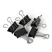 Зажим для бумаг 51мм черный 12 шт. Dolce