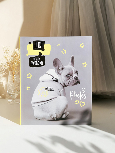 Фотоальбом на 200 фото "Fluffy pets" Гррр 10х15 см, пластик. листы