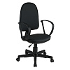 Кресло оператора Helmi HL-M30 "Престиж", кожзам черный
