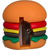 Точилка 1 отв. "deVENTE. Hamburger" 31x31x34 мм, пластиковая с покрытием Soft Touch, каждая в индивидуальном пакете с с индивидуальной маркировкой