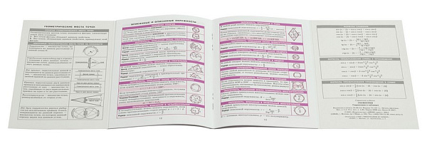 Справочник в таблицах. Геометрия. 7-11 класс