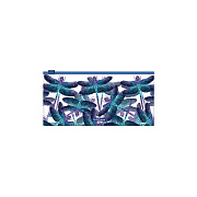 Папка на молнии Travel Zip-пакет ErichKrause® Neon Dragonflies, (в пакете по 12 шт.)