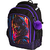Рюкзак "deVENTE. Ergo. Future Girl" школьный 39x28x20 см (18 л) 600 г, 2 отделения на молнии, одно с уплотненным отделением для ноутбука до 15 дюймов и книг и карманом для учебников, второе с органайзером и карабином для ключей, передний карман на мо