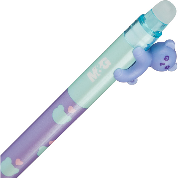 Ручка гелевая стираемая M&G AdorablePet автоматическая, в асс AKPH9572D20496C