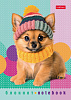 Блокнот А6 24 л. кл. "Песики и котики" на скобе Обл. мел.бумага глянц. ламин. 8 дизайнов в блоке