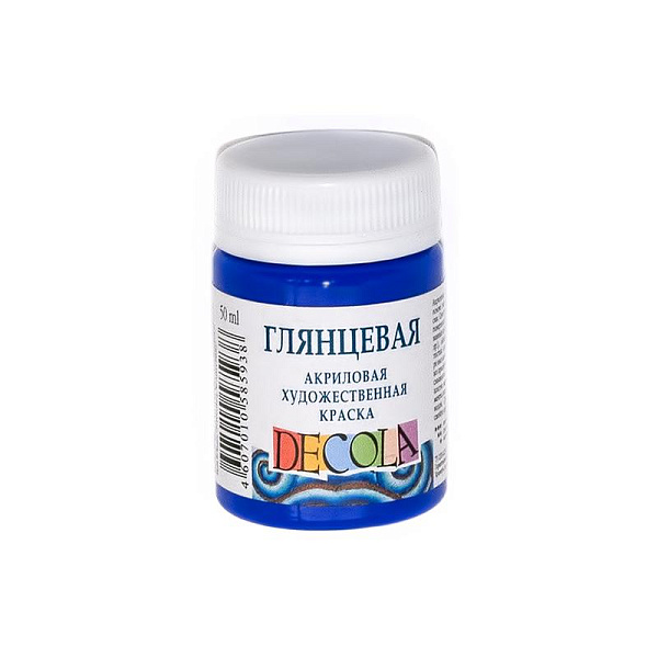 Акрил 50 мл глянц. Декола Ультрамарин 