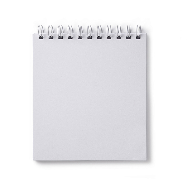 Скетчбук "Светоч" блок белый, с жесткой подложкой, 120 г/м2 166*175 мм на гребне 80 л. Гармония оттенков 01362